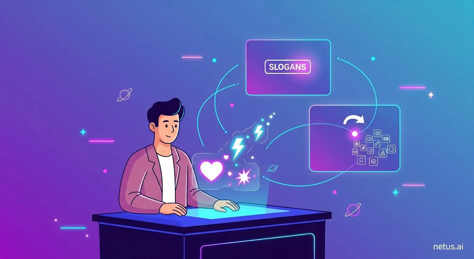 The role of a slogan, NetusAI