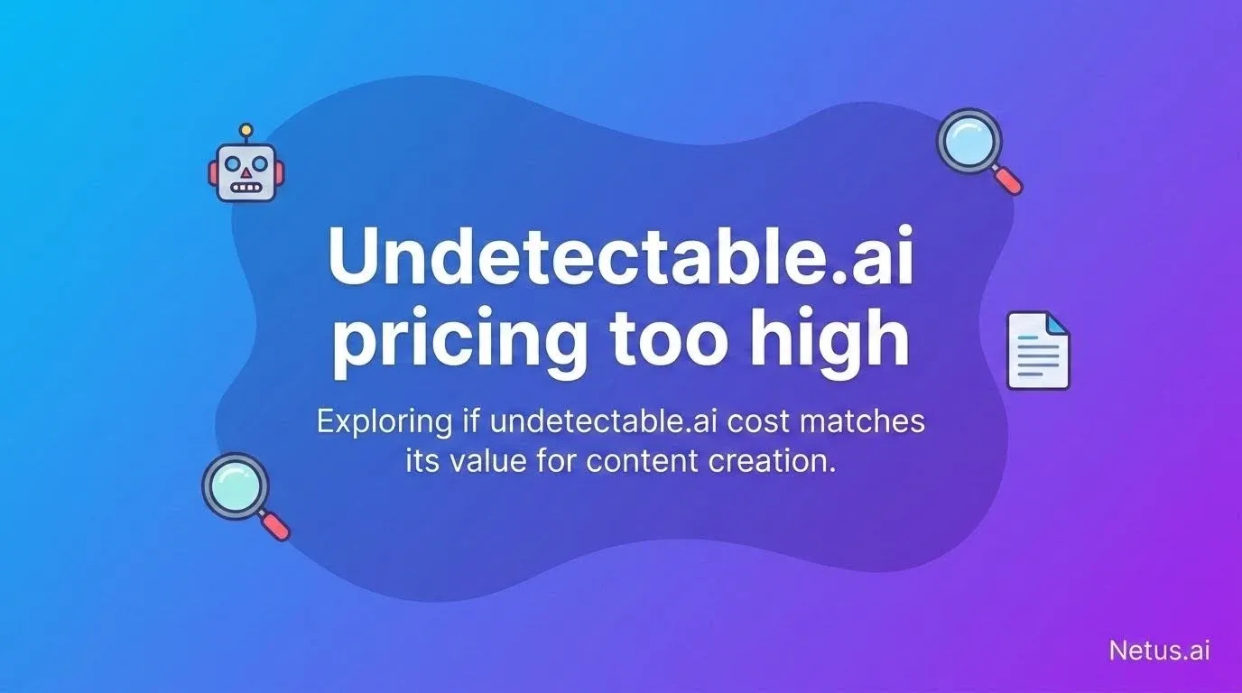 UndetectableAI pricing too high is written