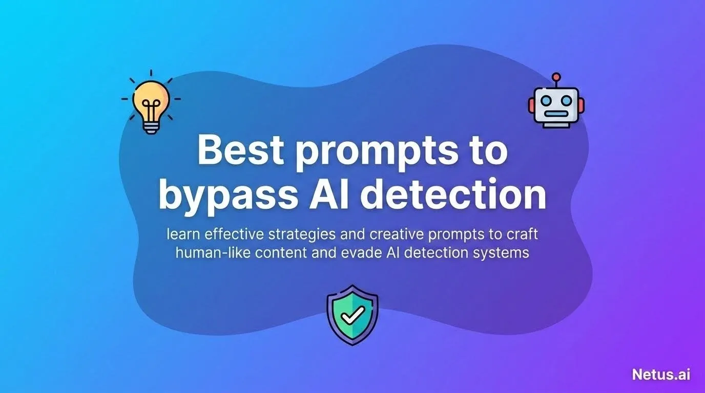 Best prompts to bypass AI detection is written.