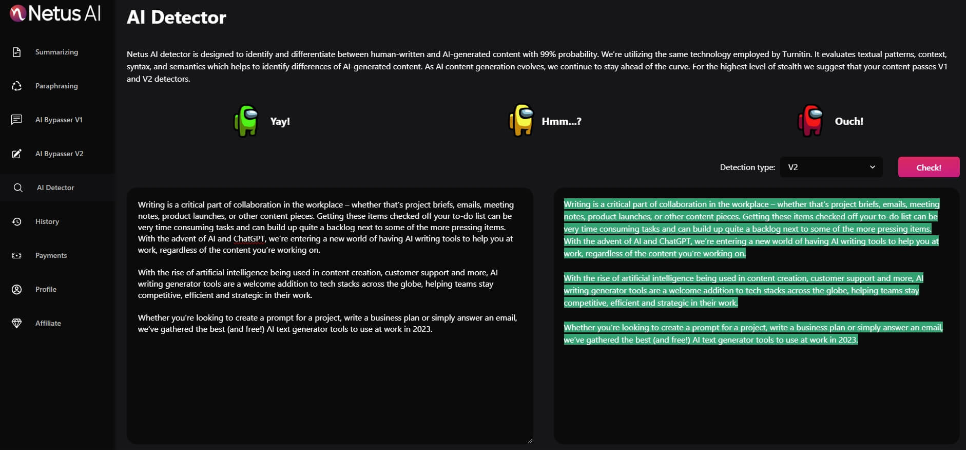 writer.com ai detector