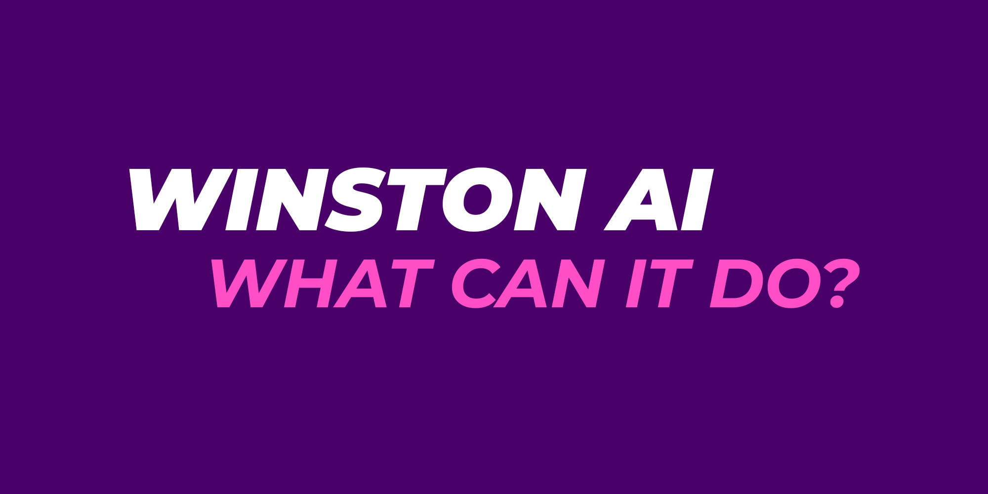 winston ai review