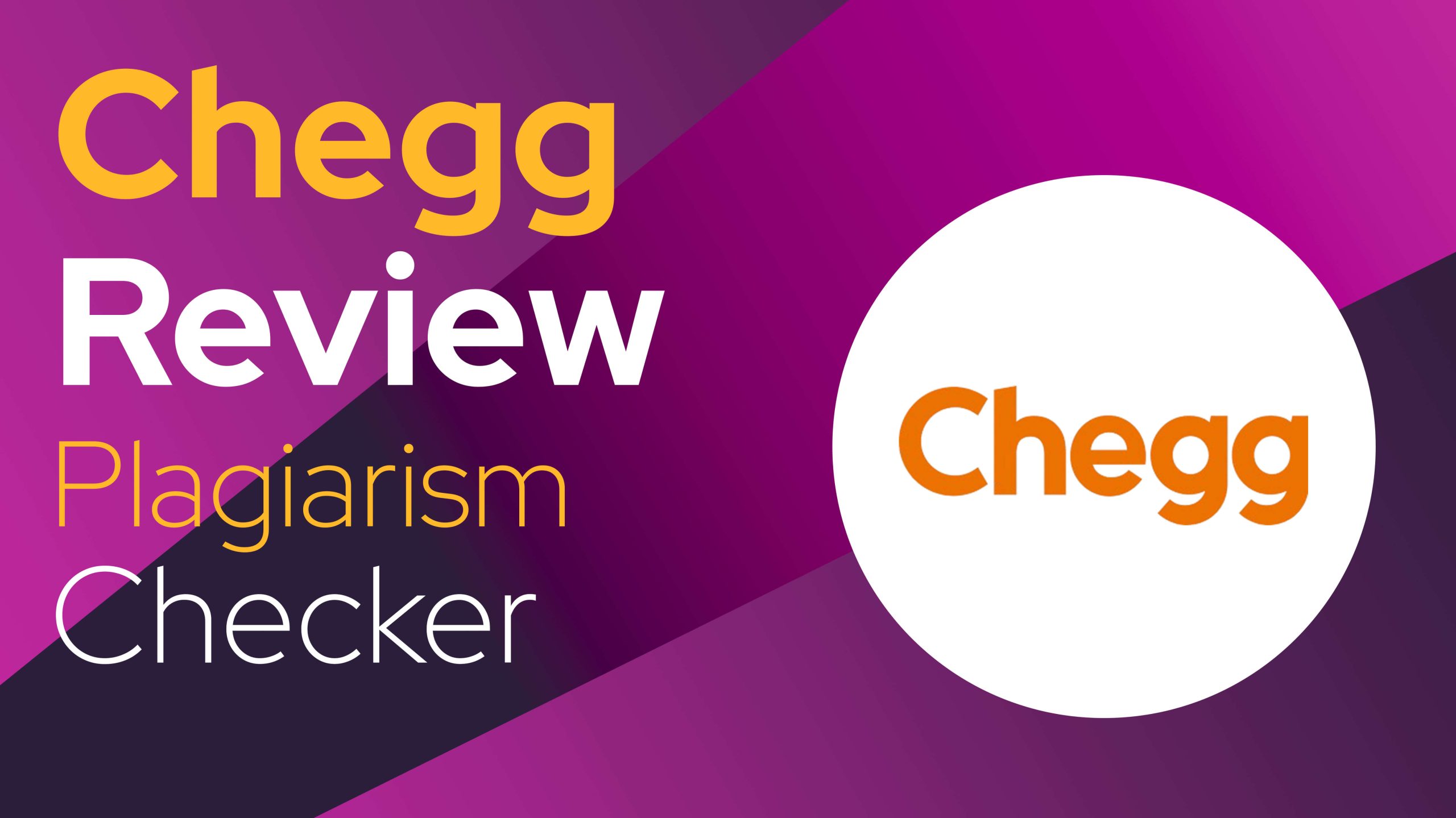 Chegg plagiarism checker