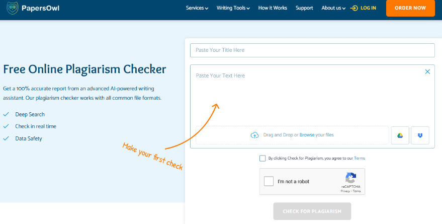 PapersOwl Plagiarism Checker review