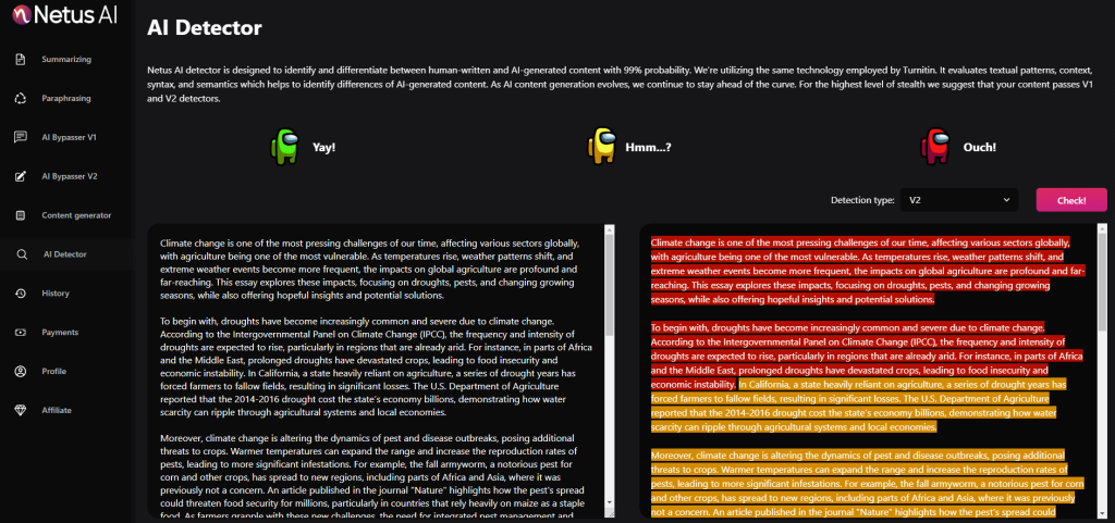 is snapchat ai detectable on turnitin
