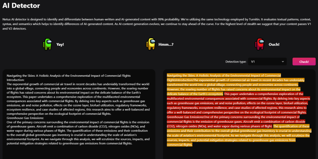 scispace ai detector review