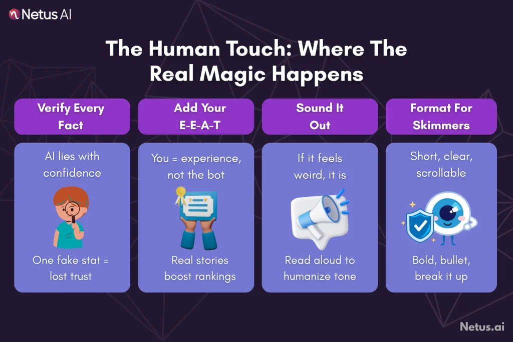 The Human Touch: Where the Real Magic Happens, NetusAI