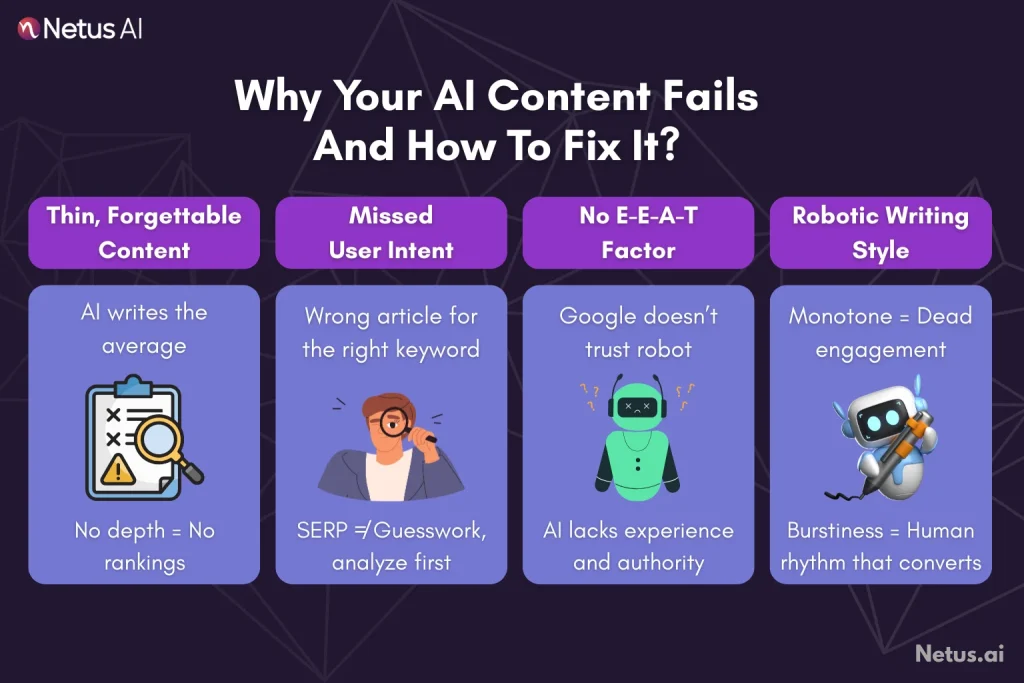 Why Your AI Content Fails (And How to Fix It), NetusAI