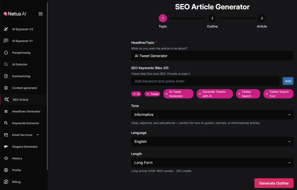 Use Smart Tools Like NetusAI’s SEO Article Generator, NetusAI