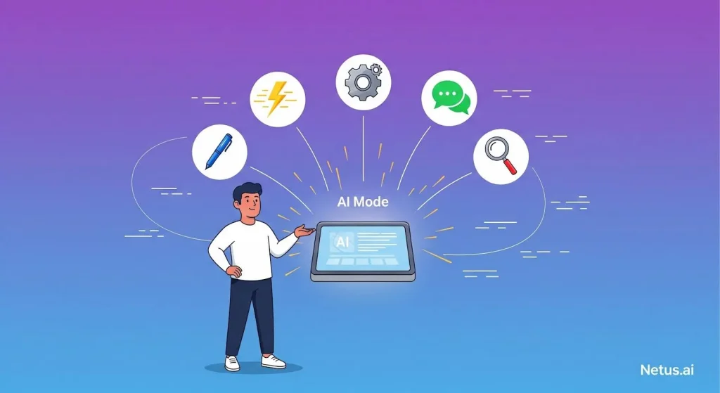 Key features of AI Mode, NetusAI