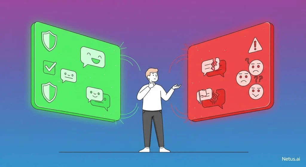 AI in social media content moderation: Advantages and disadvantages, NetusAI