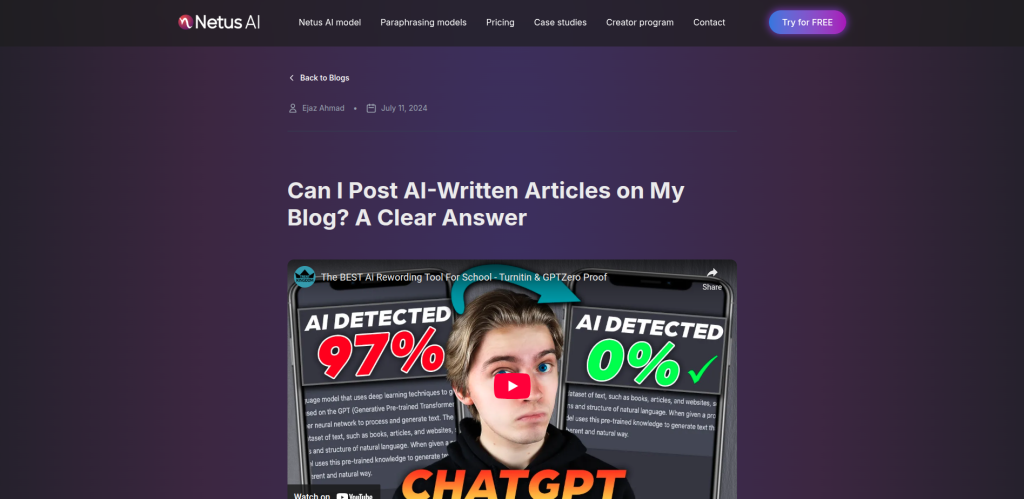 Can I Post AI-Written Articles on My Blog? A Clear Answer