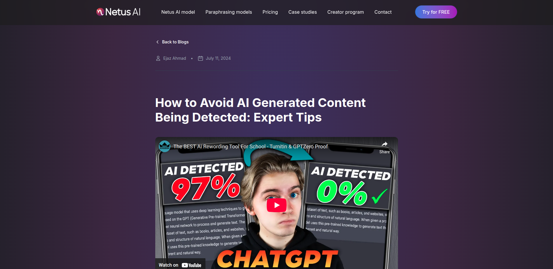 How to Avoid AI Generated Content Being Detected: Expert Tips