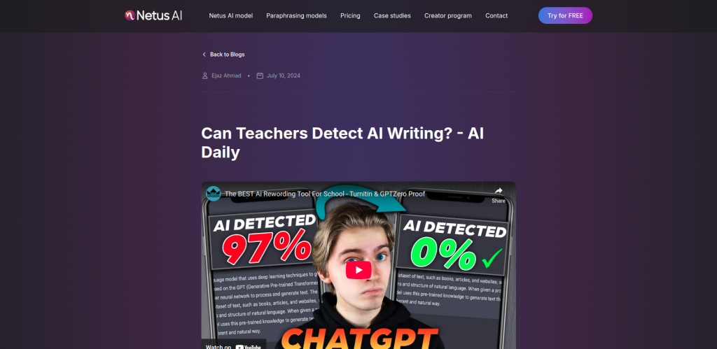 Can Teachers Detect AI Writing? - AI Daily