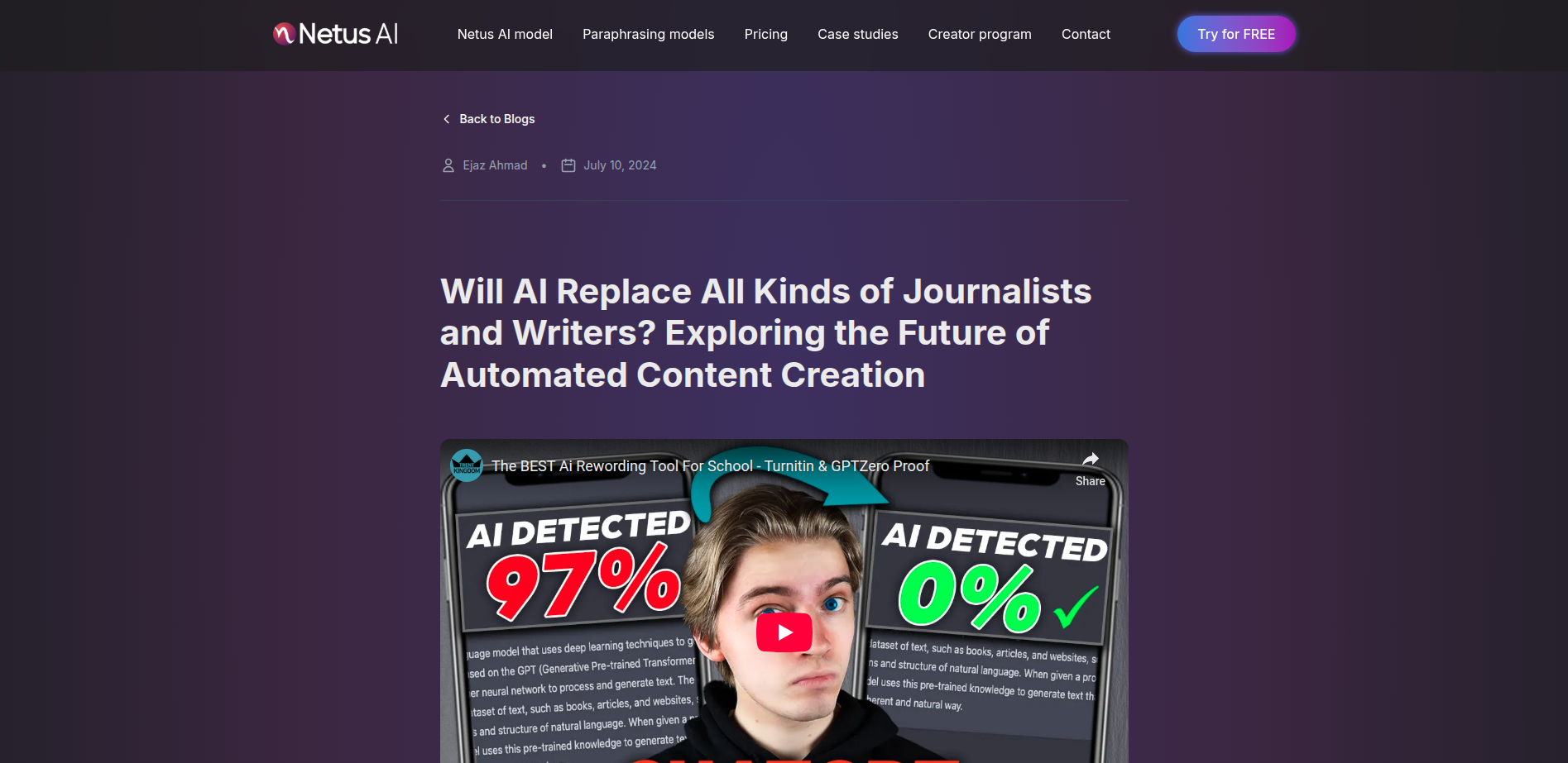 Will AI Replace All Kinds of Journalists and Writers? Exploring the Future of Automated Content Creation