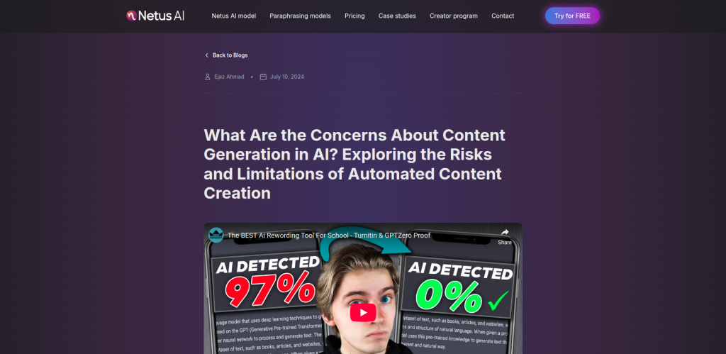 What Are the Concerns About Content Generation in AI? Exploring the Risks and Limitations of Automated Content Creation