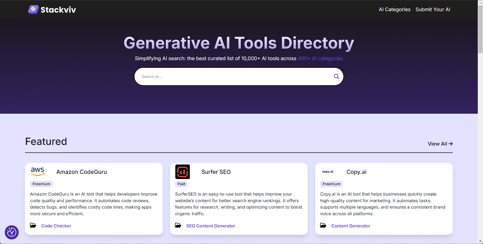 free ai tools list