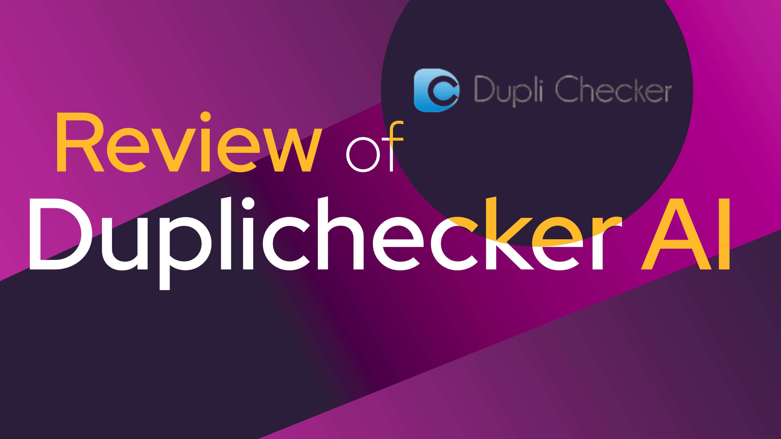 Duplichecker AI