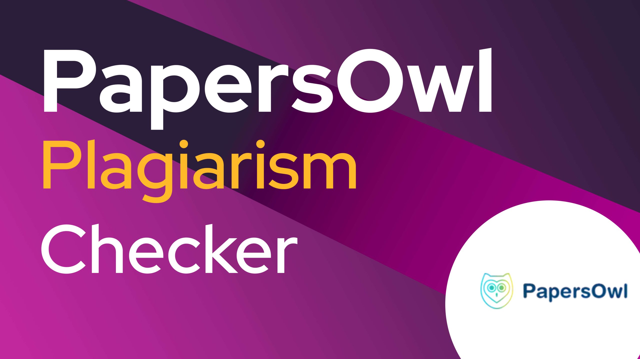 PapersOwl Plagiarism Checker