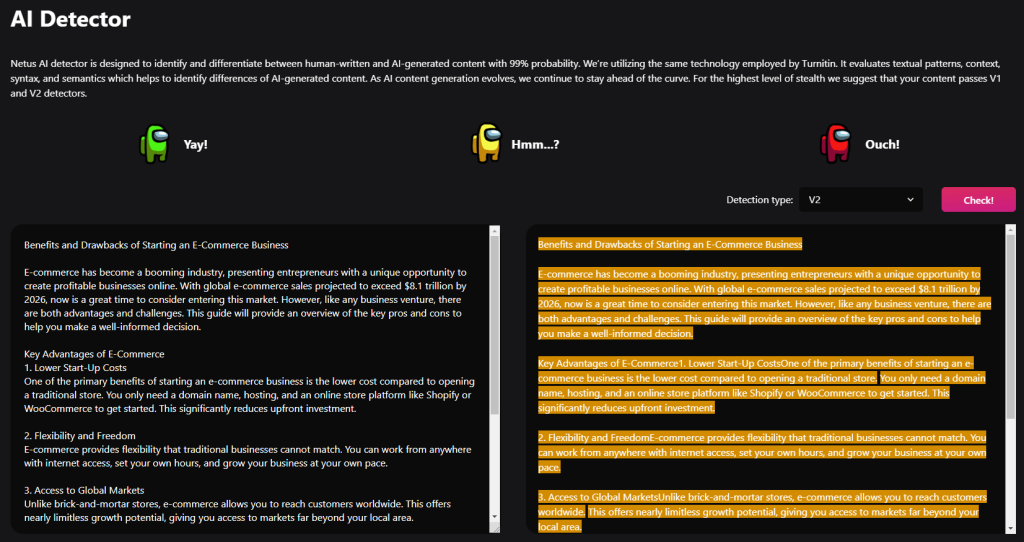 scribbr ai checker free alternatives