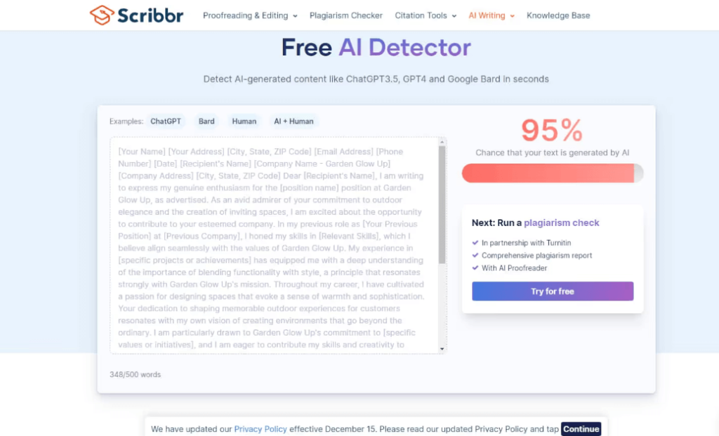 scribbr ai review